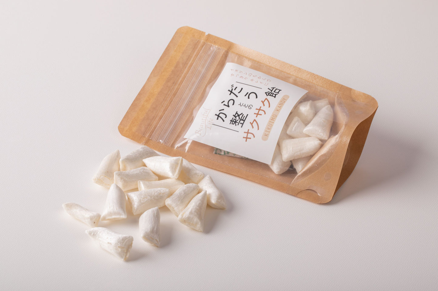 Crispy candy that keeps your body in shape